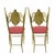 Mid-20th Century Neo-Classical Brass Chairs, Set of 2 For Sale - Image 4 of 9