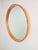 Metal Large Mid-Century Round Pine Mirror, Denmark, 1960s For Sale - Image 7 of 11