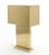 Curtis Jere Monumental Brass Curtis Jere Table Lamp, Signed C Jere 1976 For Sale - Image 4 of 16