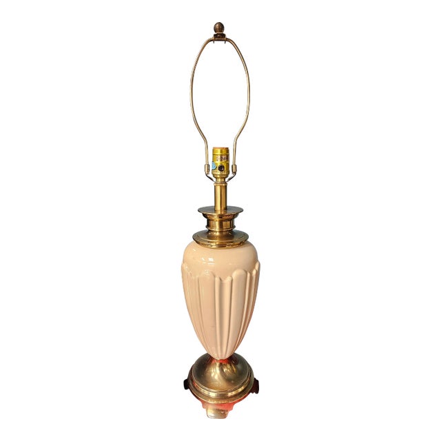 Vintage Stiffel Lenox Brass Lamp For Sale