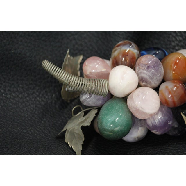 Gemstone Multicolor Stone Grape Bunch, 1990s For Sale - Image 7 of 17
