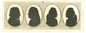 Thomas Holloway, Silhouette, Original Etching, 1810