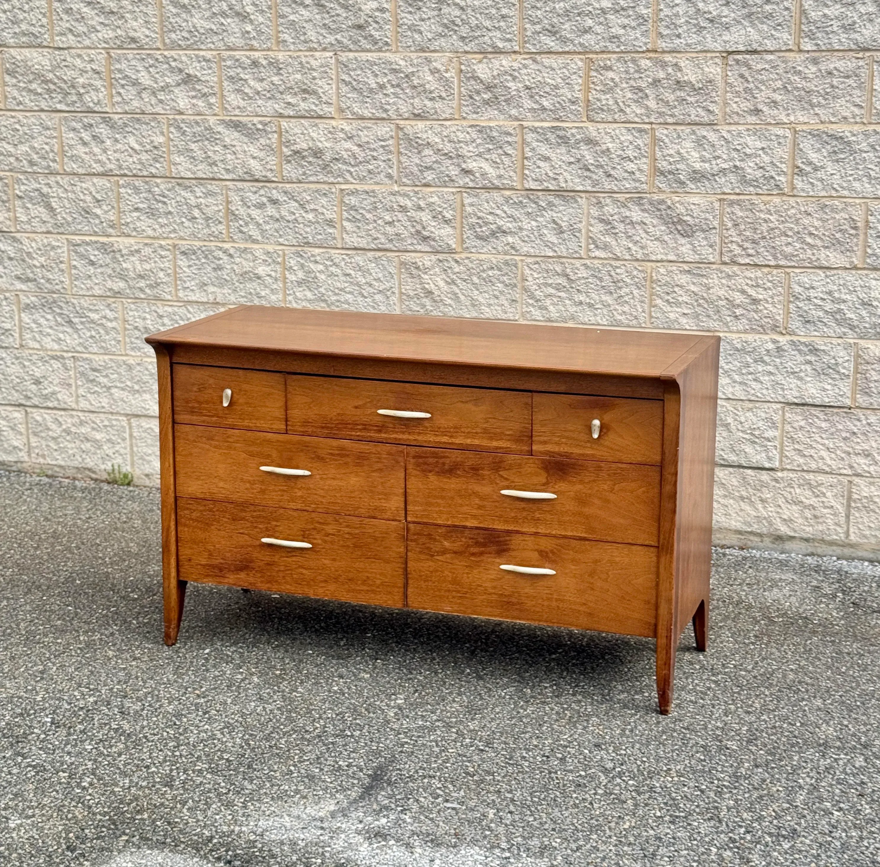 drexel dresser Vintage & Mirror Just in!! 1960's Drexel 9