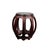 Elevate your living space with this exquisite vintage Chinese rosewood drum stool, beautifully showcasing a rich, dark...