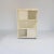 Beige lacquered wooden cabinet/bookcase/storage unit with a special curved shape at the back. Consisting of 3 horizontal...