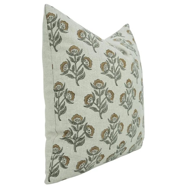 nfuse your home with artisanal charm with the Fabdivine Block Print Cushion Cover in the elegant Bael Patr print. Crafted...