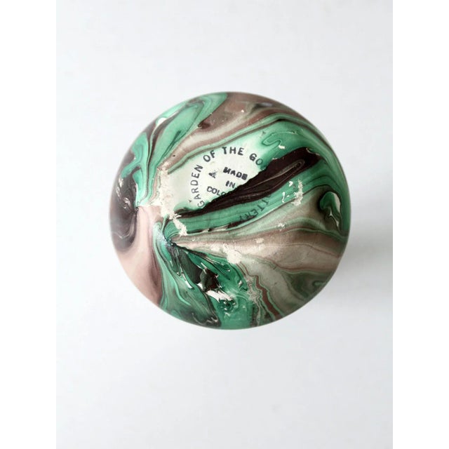 Ceramic Vintage Garden of the Gods Vase For Sale - Image 7 of 8