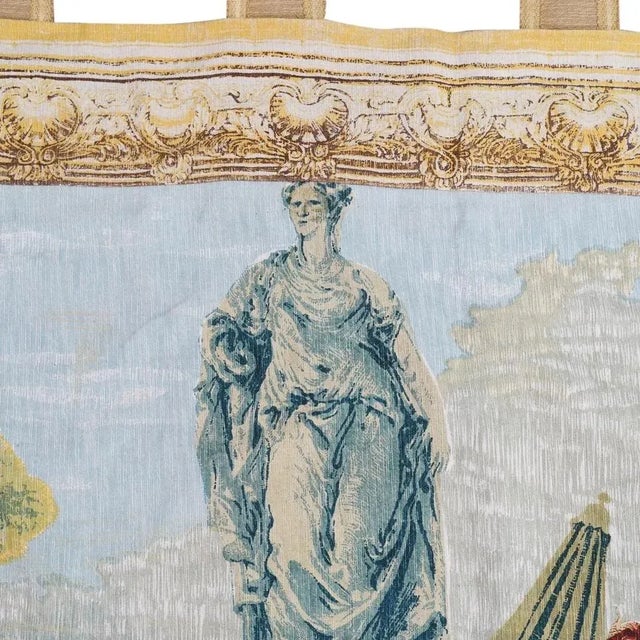 Late 20th Century Late 20th Century French d'Art De Rambouillet "Tiepolo Masquerade" Silk Tapestry For Sale - Image 5 of 8