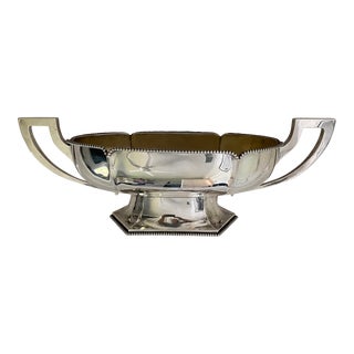 Late 19th Century Wilhem Binder 800 German Silver Centerpiece Bowl For Sale