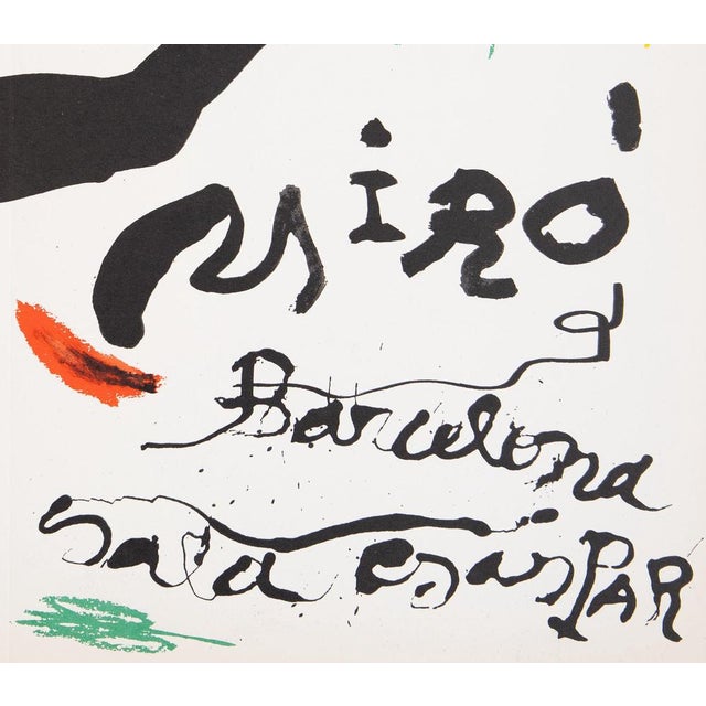 Joan Miro, Barcelona Sala Gaspar, 1964, Original Signed Lithograph For Sale - Image 5 of 6