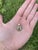 David Yurman Peridot Pendant, Sterling Silver & 14k Yellow Gold, Width .5 In For Sale - Image 4 of 4