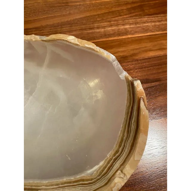 A really stunning Raw Edge Onyx Trinket Bowl. Please look at the photos carefully. At first glance there appears to be a...