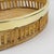 Rattan Bamboo Wicker and Brass Bowl Basket Centerpiece, Italy 1960s For Sale In Atlanta - Image 6 of 9