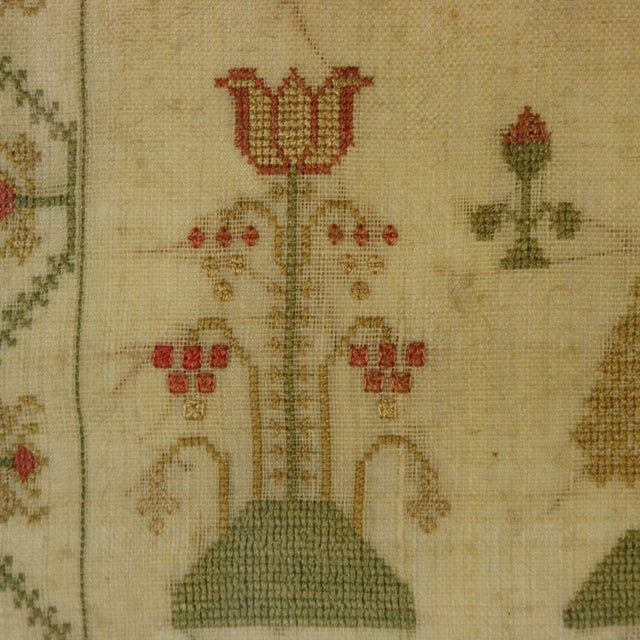 Antique Scottish Sampler, 1805, by Eliza McKune For Sale - Image 9 of 18