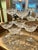 Classic crystal by Gorham, these champagne coupes were hand blown in Germany from 1960 - 1999. The “Cherrywood” pattern...