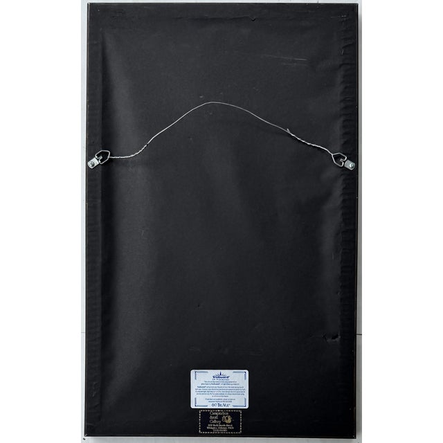 Wood Antique Neoclassical Wallpaper Panels Attributed to Zuber, Pair For Sale - Image 7 of 7