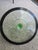 Art Nouveau 1930s Liberty Works Green Depression Glass Server For Sale - Image 3 of 3