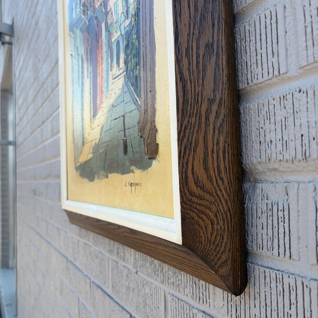Joseph Kadanec Framed Painting, Mid-Century, Circa 1960s For Sale In Denver - Image 6 of 12