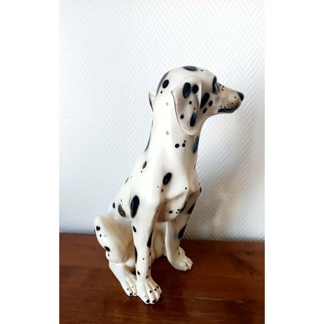 Vintage Ceramic Dalmatian Dog, Italy, 1970s For Sale - Image 9 of 14
