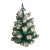 Vintage Bottle Brush Large Christmas Tree Mercury Glass Ornaments 46.5 Inch For Sale
