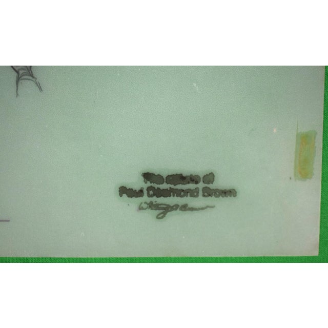 Traditional Paul Brown Polo Pencil on Acetate Drawing 10 For Sale - Image 3 of 4