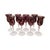 Glass Early 20th Century Czech Decanter With 8 Glasses For Sale - Image 7 of 11
