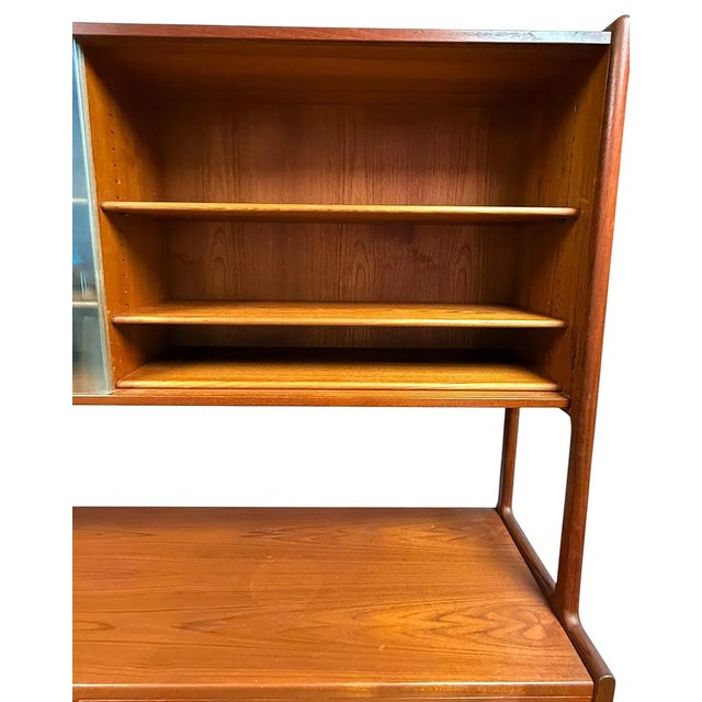 Mid-Century Modern Hans J. Wegner Ry-20 Mobler Teak Hutch & Sideboard For Sale - Image 3 of 6