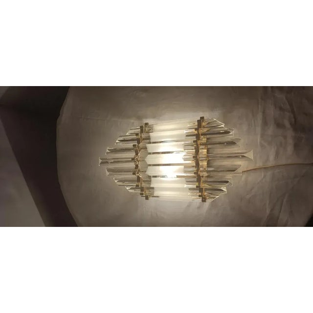 Murano Glass Sconce from Venini, Italy, 1970s For Sale - Image 13 of 15
