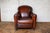 Vintage Leather Club Chair With Ottoman, Circa 1980s For Sale - Image 12 of 18