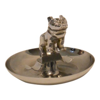 Mid-Century Chrome Mack Truck Bulldog Cigar Ashtray by Central Die Casting For Sale
