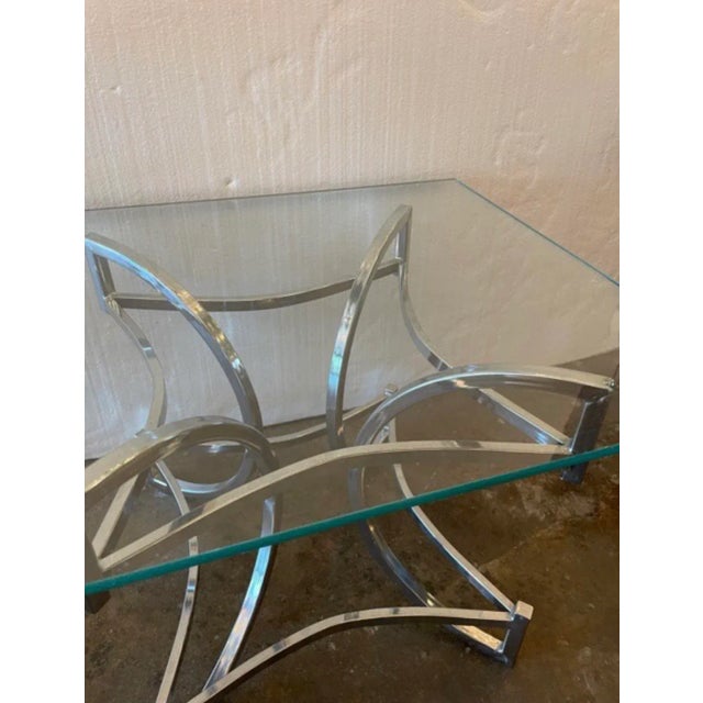 Mid-Century Modern Mid Century Modern Chrome Side End Tables - a Pair For Sale - Image 3 of 5