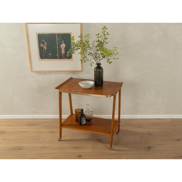 Mid-Century Modern Vintage Serving Trolley, 1950s For Sale - Image 3 of 8
