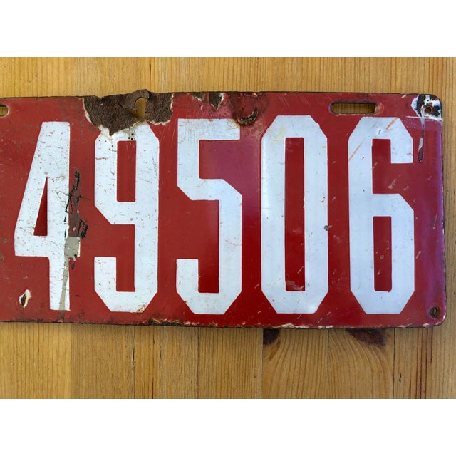 Antique New Jersey License Plate 1914 Chairish