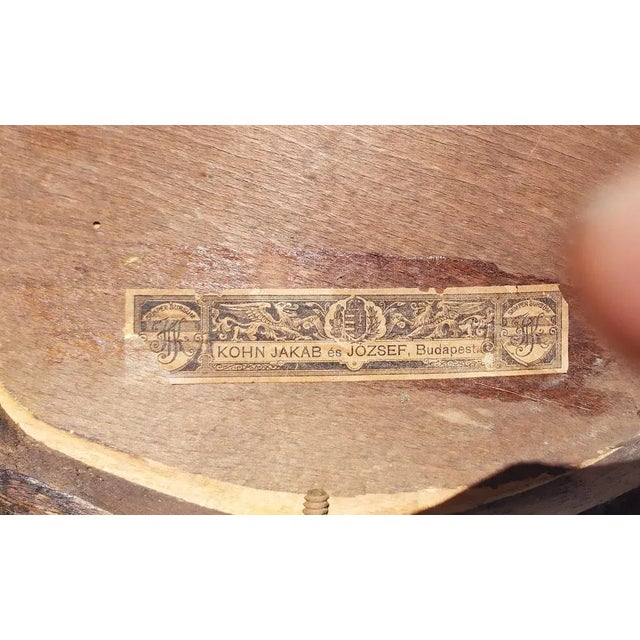 Wood Chairs from Jacob & Josef Kohn, 1910, Set of 3 For Sale - Image 7 of 10