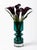 Glass Tamara Aladin Hoop Teal Glass Vase / Finland Art Glass, MCM Riihimäki #1472 For Sale - Image 7 of 10