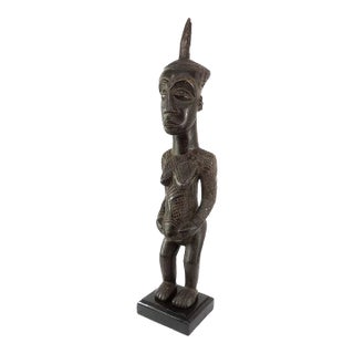 Early 20th Century Ndengese Dengese Female Figure with Custom Base For Sale