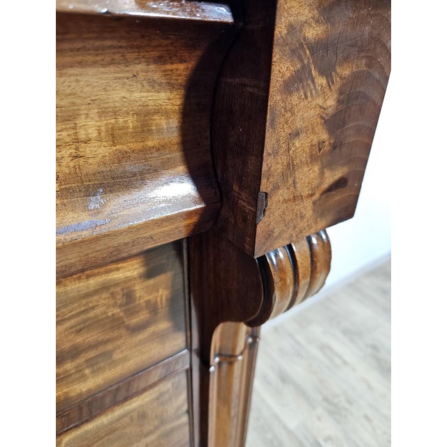 Biedermeier Chiffonier Chest of Drawers in Mahogany, 1800s For Sale - Image 11 of 18