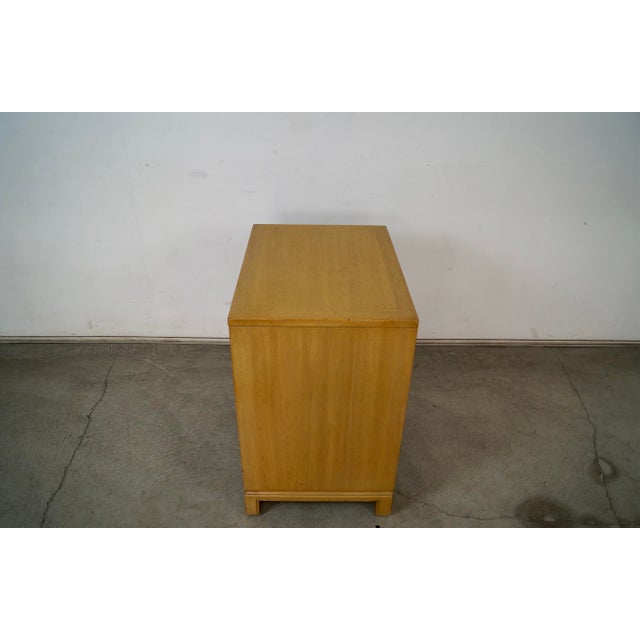 Gold 1950’s Mid-Century Modern Landstrom Blonde Nightstand For Sale - Image 8 of 12