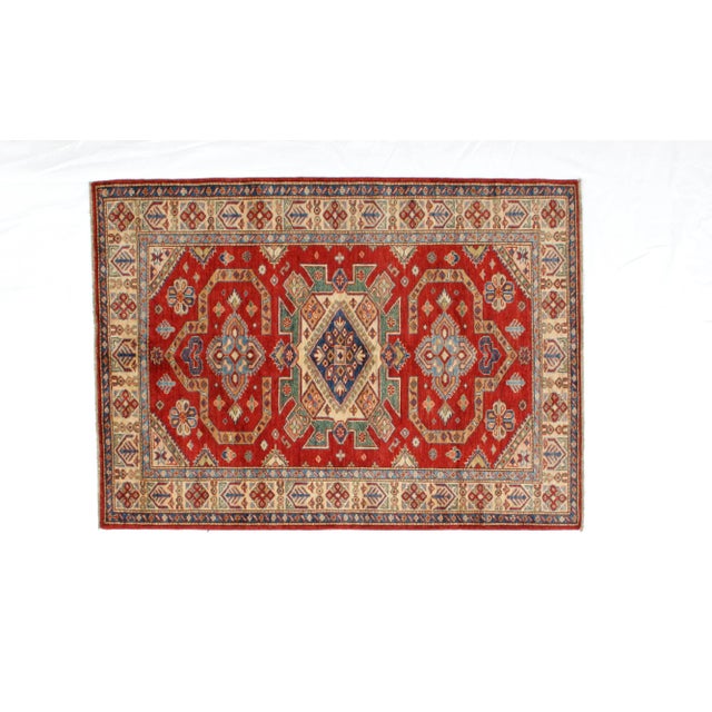 Khotan Ghanzi Wool Rug - 4' X 5'6" For Sale - Image 10 of 10