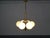 Kaiser Sputnik lamp made of brass and 6 opal glass balls from the 1960s. This piece has an attribution mark, I am sure...