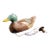 Early 1900s Mason Grade Three Duck Decoy For Sale