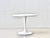Plastic Round Docksta Tulip Table in White from Ikea, 2010s For Sale - Image 7 of 14