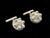 Incredible sterling silver cufflinks by designer and architect William Spratling, made in Taxco, Mexico, 1950s. The domed...