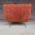 Orange Adrian Pearsall for Craft Associates Iron Base Wave Chaise in Elitis Fabric Fully Restored For Sale - Image 8 of 12