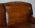 Hand-Dyed Leather 3-Seater Sofa from Howard & Sons For Sale - Image 5 of 18