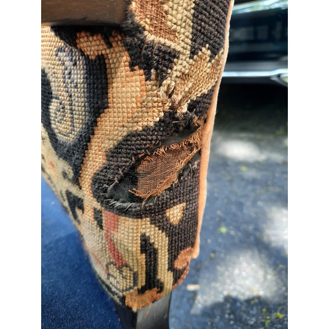 Antique Needlepoint Arm Chair For Sale - Image 12 of 13