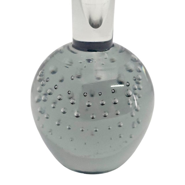 Holmegaard Per Lütken Bubbles Orchid Vase 9.625", Denmark, C. 1952–1965 For Sale In San Francisco - Image 6 of 12