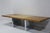 1970s Milo Baughman for Thayer Coggin Double Pedestal Dining Table in Walnut For Sale - Image 5 of 8