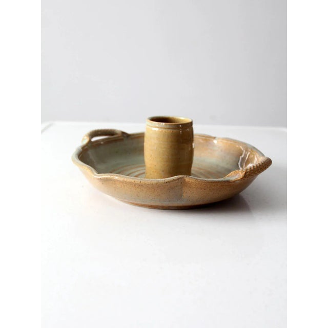 Vintage Studio Pottery Chicken Roaster For Sale - Image 9 of 12