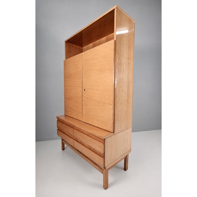 Vintage Cabinet in Ash, 1970s For Sale - Image 3 of 11